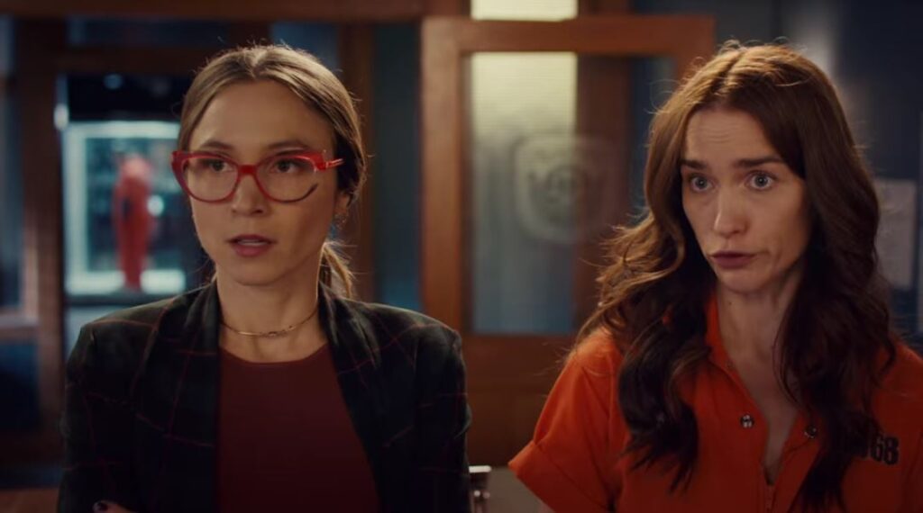 Waverly (Dominique Provost-Chalkley) and Wynonna (Melanie Scrofano) - Wynonna Earp