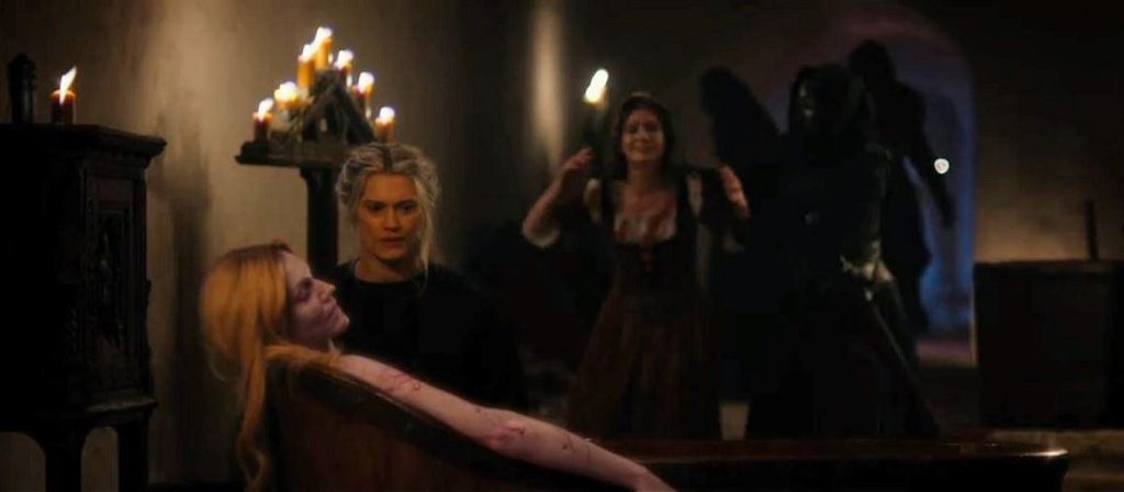 Tricia Helfer, Viktória Valúchová, and Heather Doerksen - Van Helsing