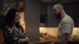 Viking (Sam Keeley) and Birdy (Maria Doyle Kennedy) - Kin 105
