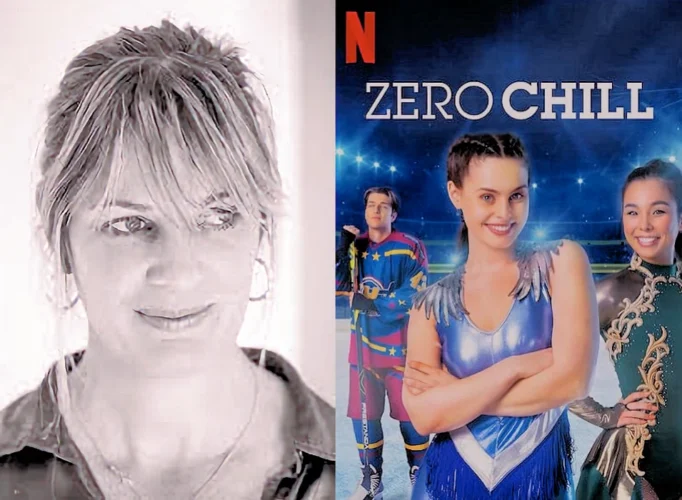Director Tessa Hoffe and poster for 'Zero Chill'