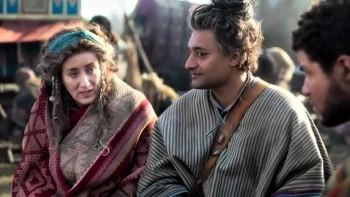 Maria Doyle Kennedy as Ila and Narinda Samra as Raen - The Wheel of Time