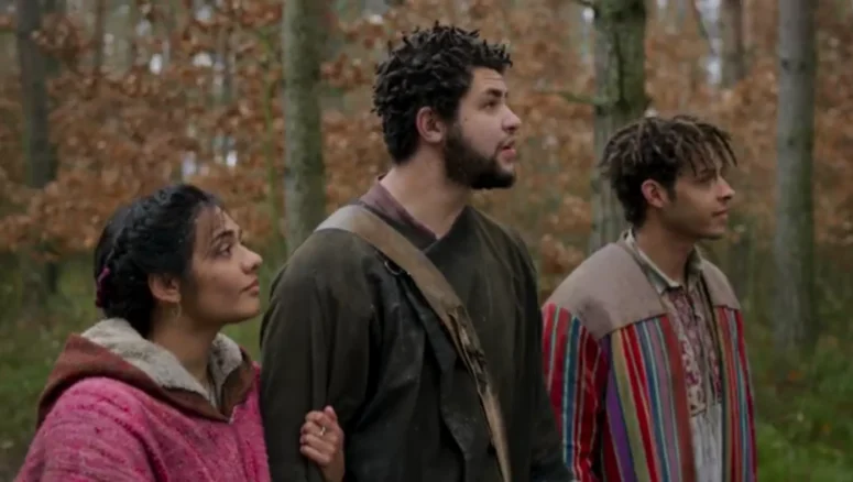 Madeleine Madden, Marcus Rutherford, and Daryl McCormack - The Wheel of Time