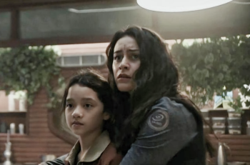 Dianne Aguilar as Dot and Emma Ho as Cara - The Expanse 606