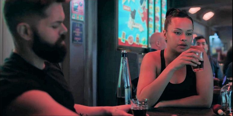 Wes Chatham as Amos and Frankie Adams as Bobbie - The Expanse 605