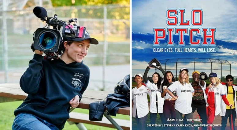 J. Stevens (left), director of Astrid and Lilly Save the World 103. He also directed the webseries SLO PITCH