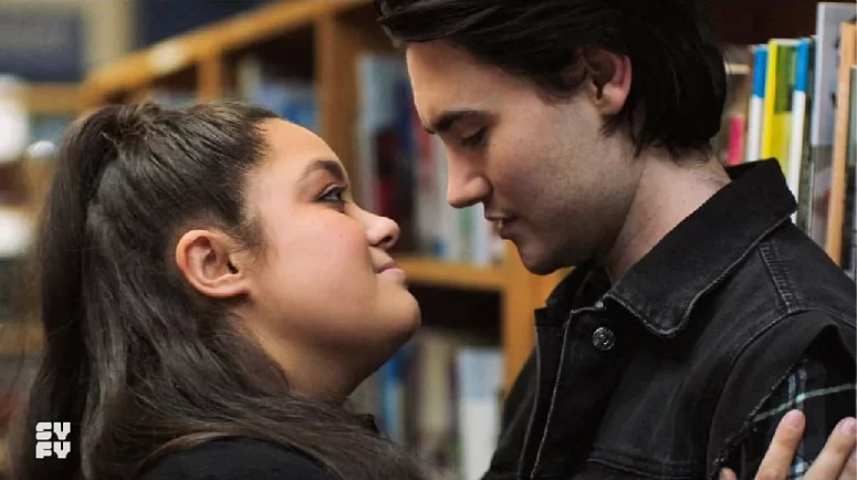 Jana Morrison as Astrid and Spencer Macpherson as Sparrow - Astrid and Lilly Save the World 108