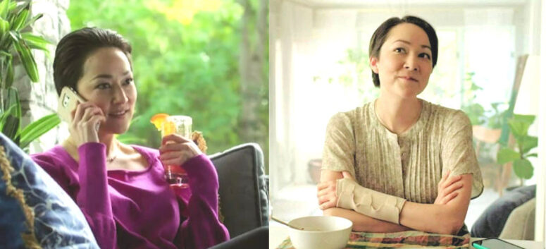 Emily Piggford as twins Charlotte Palmer and Emily North - The Evil Twin