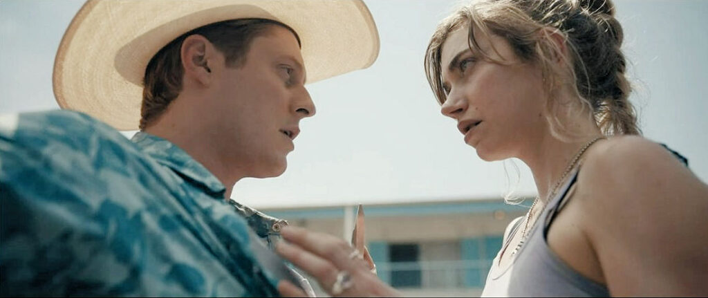 Noah Reid as Billy Tillerson and Imogen Poots as Autumn - Outer Range 107