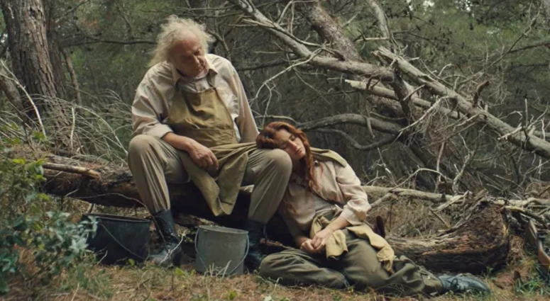 Zlatko Buric as Max the Chef and Grace Van Patten as Anastasia - Mayday