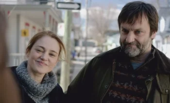 Lucie Laurier as Police Detective Anouk and Benoit Gouin as Jules - Premonitions