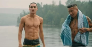 Terry Chen as Victor Lin and Jared Scott as Killian Lin - The Lake