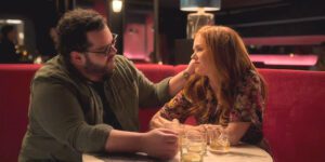 Gary and Mary almost kiss