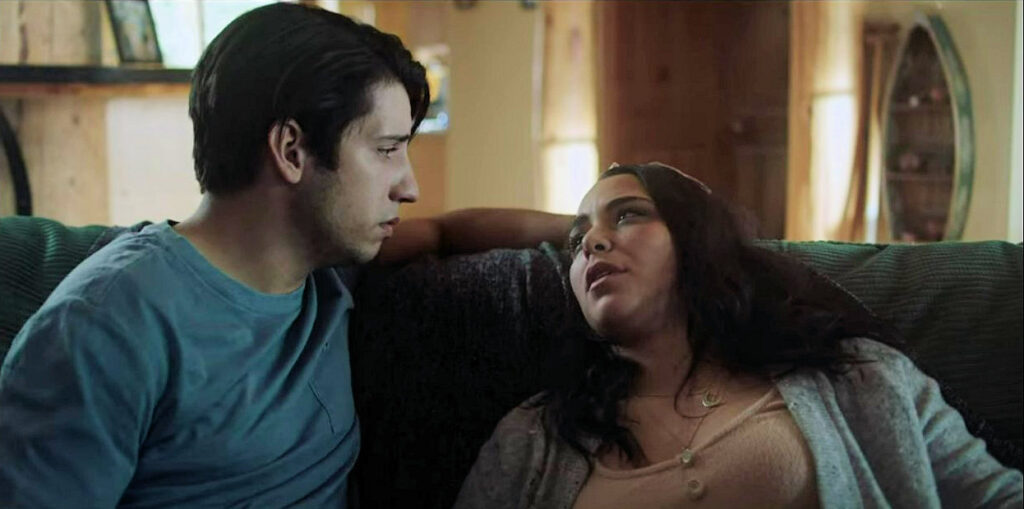 Kevin Alves as Jackson and Nicole Munoz as Sophia in 'Fix' - Two Sentence Horror Stories