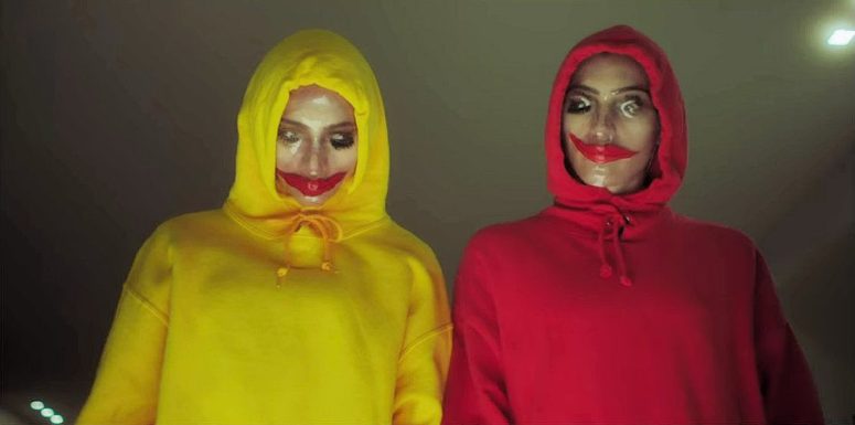 Sarah Irwin as Red and Kyli Zion as Yellow in HIDE - Two Sentence Horror Stories - 204