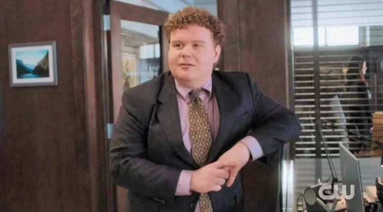 Brett Kelly as office factotum Cecil Patterson - Family Law 101