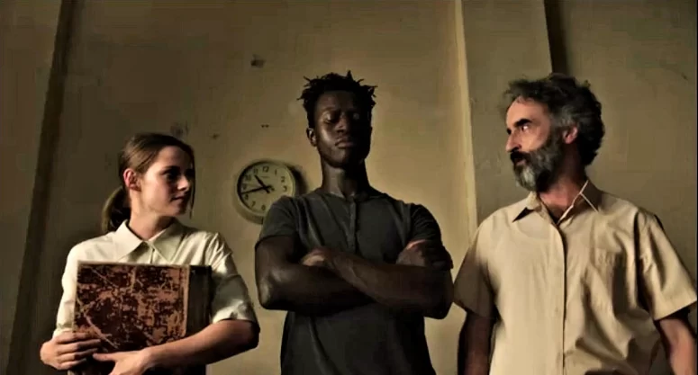 Kristen Stewart, Don McKellar, and Weikert Bungue - Crimes of the Future