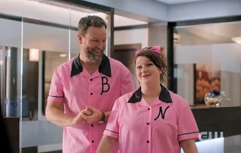 Patrick Gilmore as Bryan and Kelli Ogmundson as his daughter Nina Beasley - Family Law 110