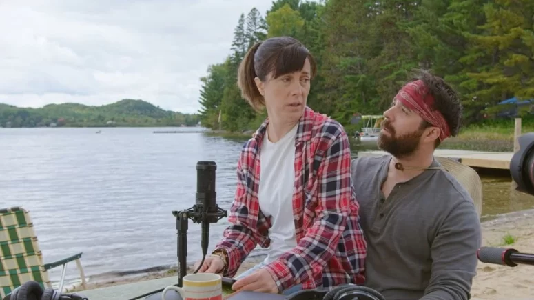 Jenny Young as Claire and Wyatt McKenzie as Krusty Jake - The Lake