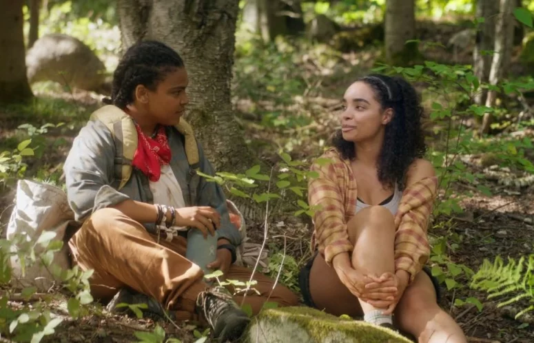 Max Amani as Ivy Buisson and Madison Shamoun as Billie - The Lake