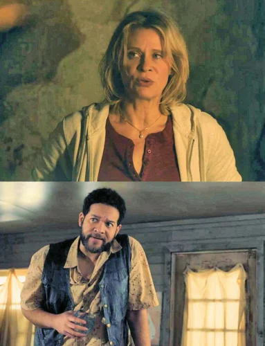 Lisa Ryder as the ghost of Abby and Reid Price as the ghost of Tom - From 210