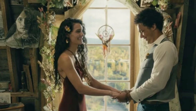 The wedding - Pegah Gafoori as Fatima and Corteon Moore as Ellis - From 210