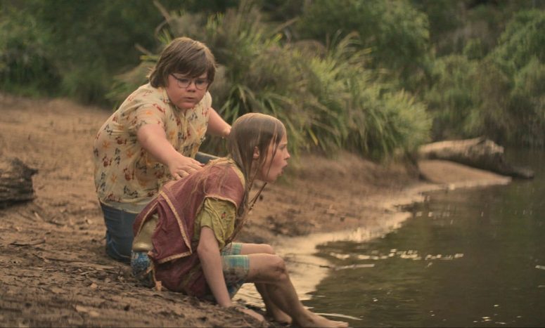 Alyla Browne as Alice and Luc Barrett as Oggie - The Lost Flowers of Alice Hart