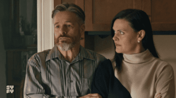 Amelia Manuel as Deb Canterville and Mark Power as her husband Randall - SurrealEstate 201