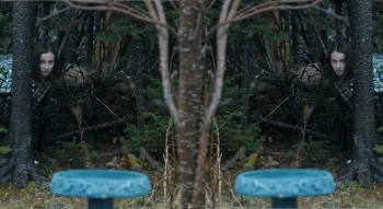 Riley Coombs Lush as Katherine Malachi being catlike (image is mirrored- SurrealEstate 208