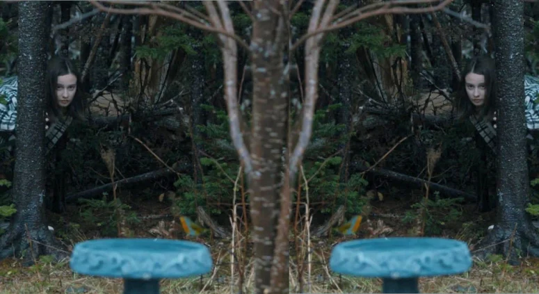 Riley Coombs Lush as Katherine Malachi being catlike (image is mirrored- SurrealEstate 208