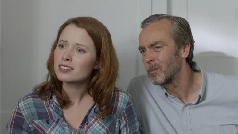 Hannah Emily Anderson as Kaitlyn, and John Hannah as Richard - Love of My Life