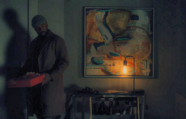 Painting in Tess's apartment - Sight Unseen