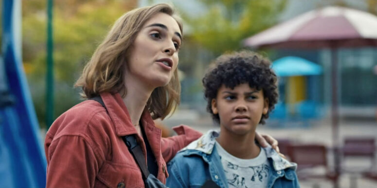 Eva Everett Irving as Tina and Zariella Langford as Charlie - Orphan Black: Echoes 103