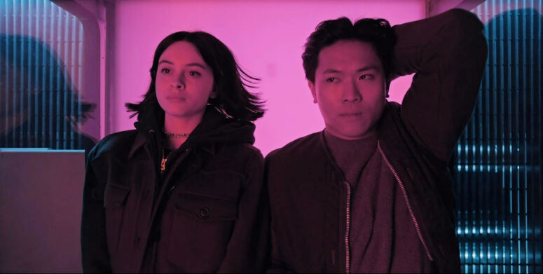 Amanda Fix as Jules and Vincent Tran as Xander - Orphan Black: Echoes