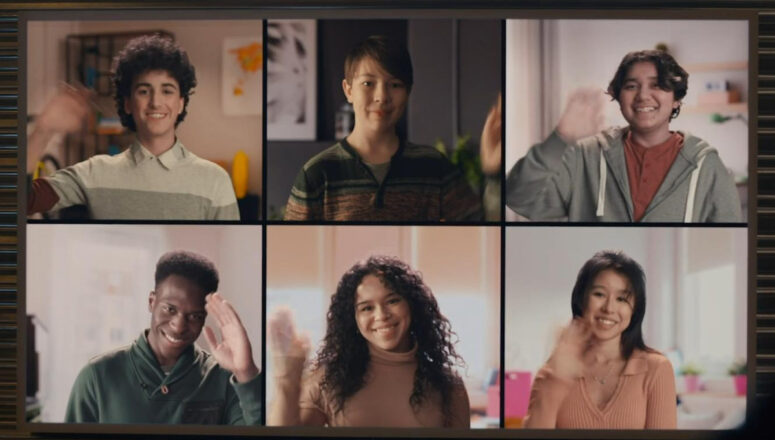 The six selected reprints shown on television by Darros - Orphan Black: Echoes 110