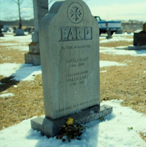 Ward and Willa Earp's tombstone - Wynonna Earp: Vengeance