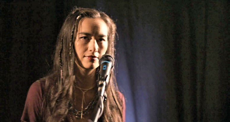 Phoebe (Cara Gee) spots Damon in the audience - Red Rover