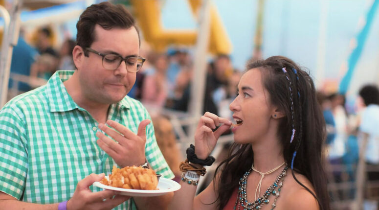 Kristian-Bruun as Damon and Cara Gee as Phoebe at the CNE - Red Rover