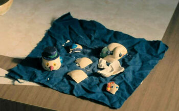 Sara's project - repairing something her brother made for her.