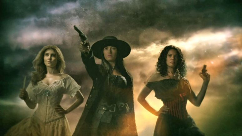 Melissa Farman, Cara Gee, and Tattiawana Jones - from the intro to Strange Empire