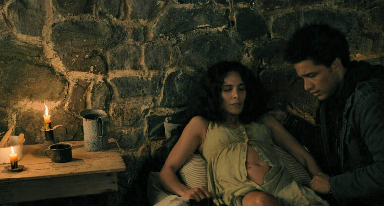 Pegah Ghafoori as Fatima and Corteon Moore as Ellis - From