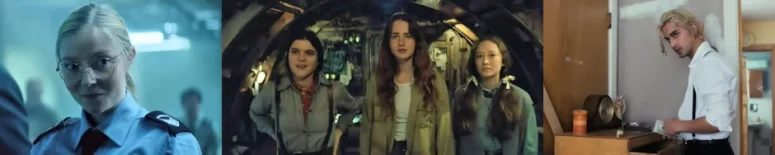 Scenes from three films - Troll, Mayday, and Door Mouse