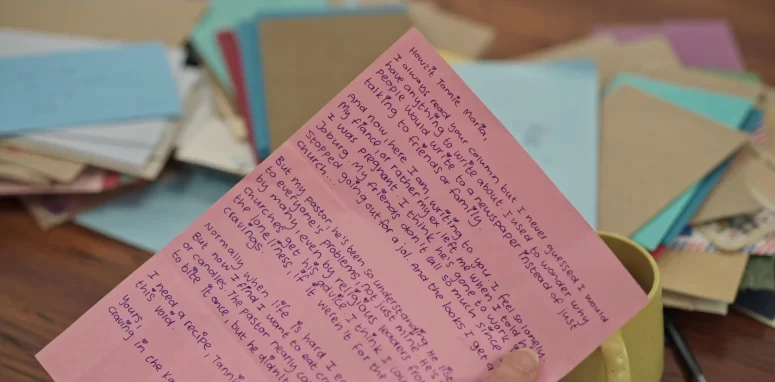 Lucille's letter - Recipes for Love and Murder