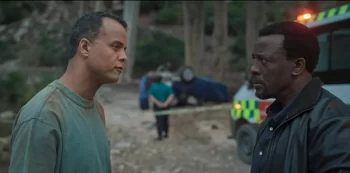 Charles Tertiens as Leonard and Tony Kgoroge as Detective Khaya - Recipes for Love and Murder