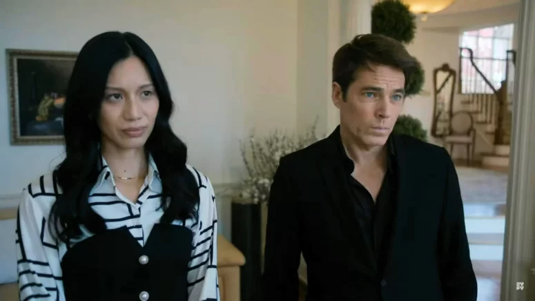 Elena Juatco as Clytemnestra Lomax and Tim Rozon as Luke Roman - SurrealEstate