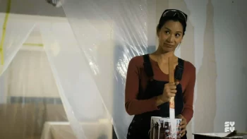 Clytemnestra (Elena Juatco) with paint - SurrealEstate - 303