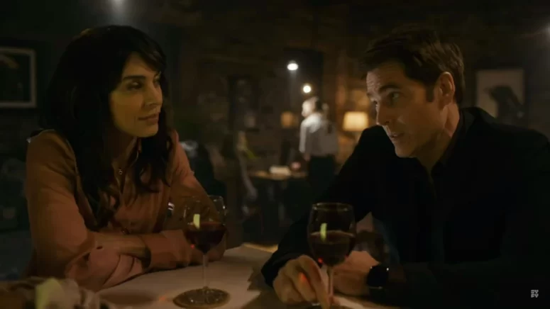 Tennille Read as Megan Donovan and Tim Rozon as Luke Roman - SurrealEstate