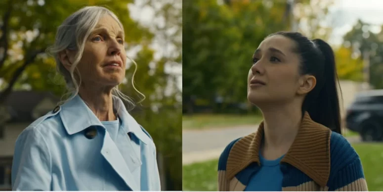 Anne Shepherd as Lynette Meeker and Eleonora Poutilova as her younger self - SurrealEstate