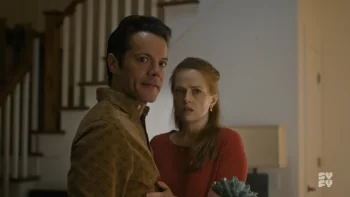 Russell Sams and Alex Paxton-Beesley as Tim and Clare - SurrealEstate