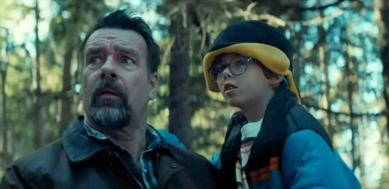 David James Elliott as Sheriff Cypress and Hudson Wurster as his son Cooper - Revival 102