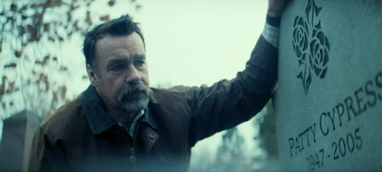 Sheriff Cypress at his wife's tombstone - Revival 11